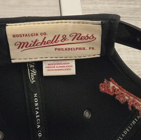 Mitchell & Ness Black NBA Chicago Bulls Clip back Mens Size one size fits all os - Picture 7 of 7